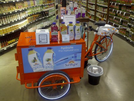 Icicle Tricycle Advertising & Product Sampling Bike