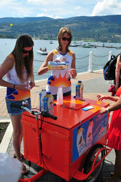 Icicle Tricycle Product Sampling & Advertising Bike