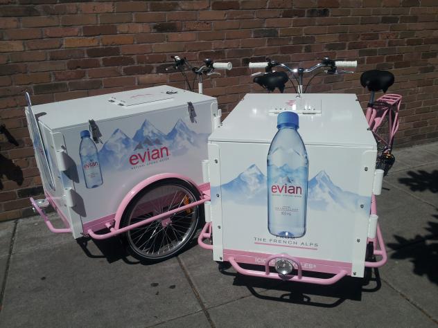 icicle tricycles mobile beverage carts