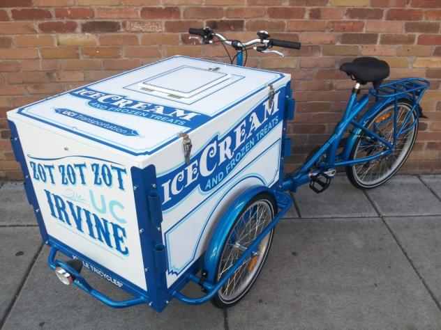 Icicle Tricycle College Campus Bike - Ice Cream Bike