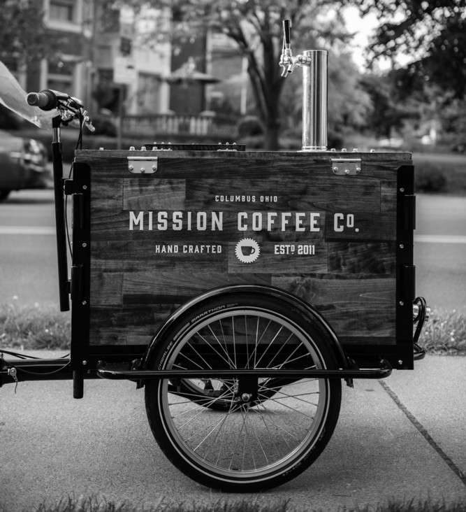 Mobile Coffee Business HandBuilt Coffee Vending Carts