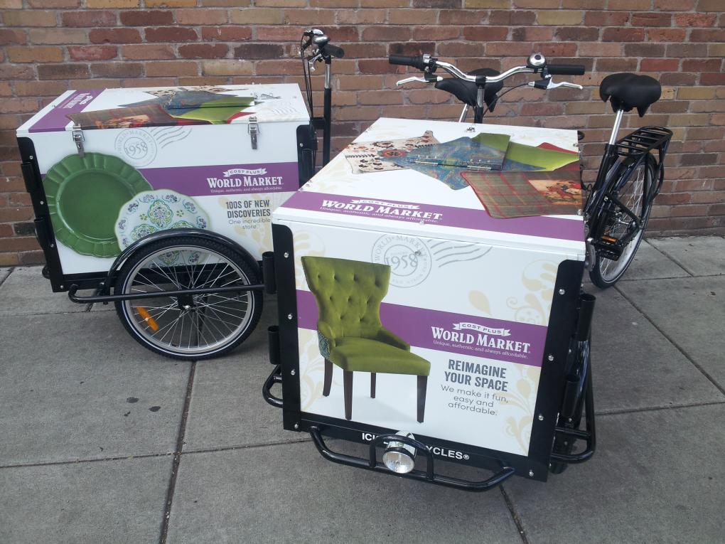 grocery delivery bicycle