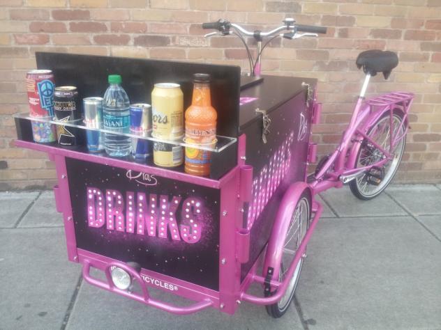 Icicle Tricycles Drink Bike - Custom Marketing Bike
