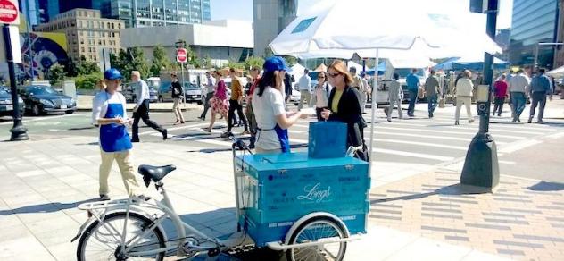 Icicle Tricycles Product Sampling Bike - Marketing Bike