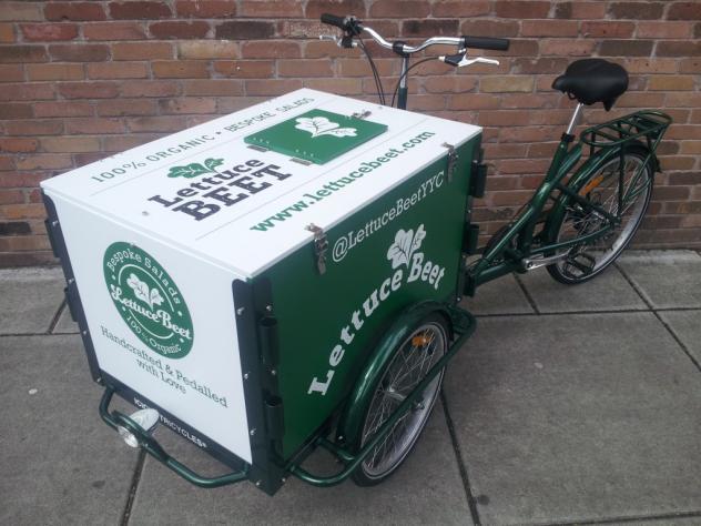 Icicle Tricycles Food Bike- Vending, Marketing, Business Campuses - Salad Bike