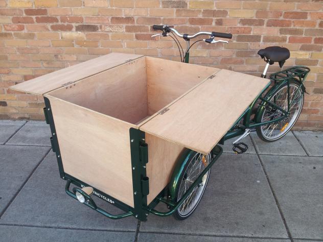 Icicle Tricycles Custom Cargo Bike - Film Studio and Business Campuses