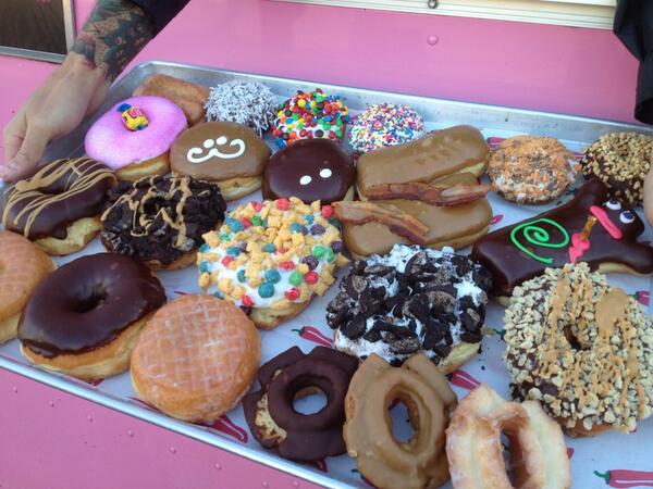 Icicle Tricycles Bread and Bakery Delivery Bikes - Voodoo Doughnuts Bike