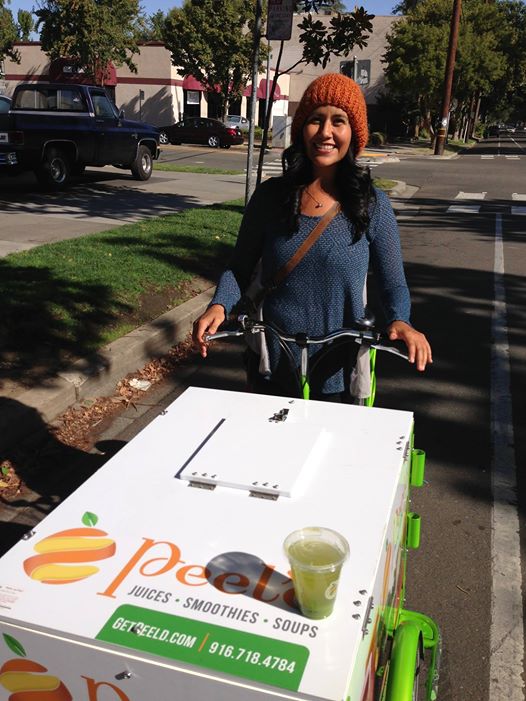 Peel'd Pure Vibrance - Fresh Produce Delivery Bike
