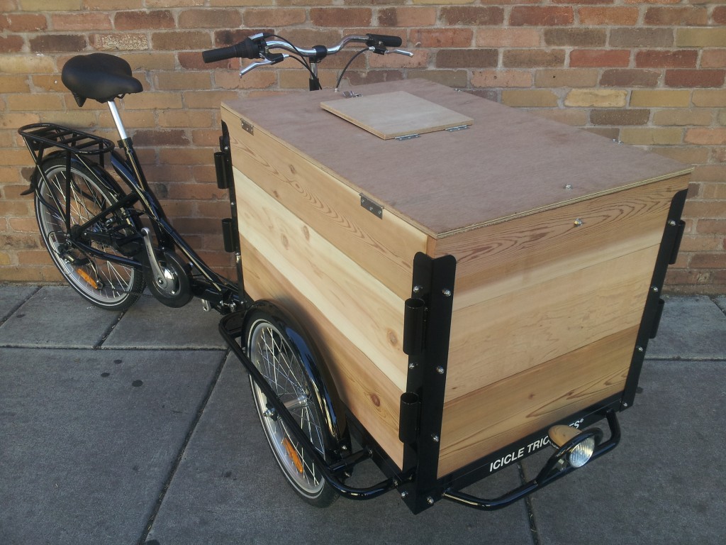 Wooden trike and online trailer