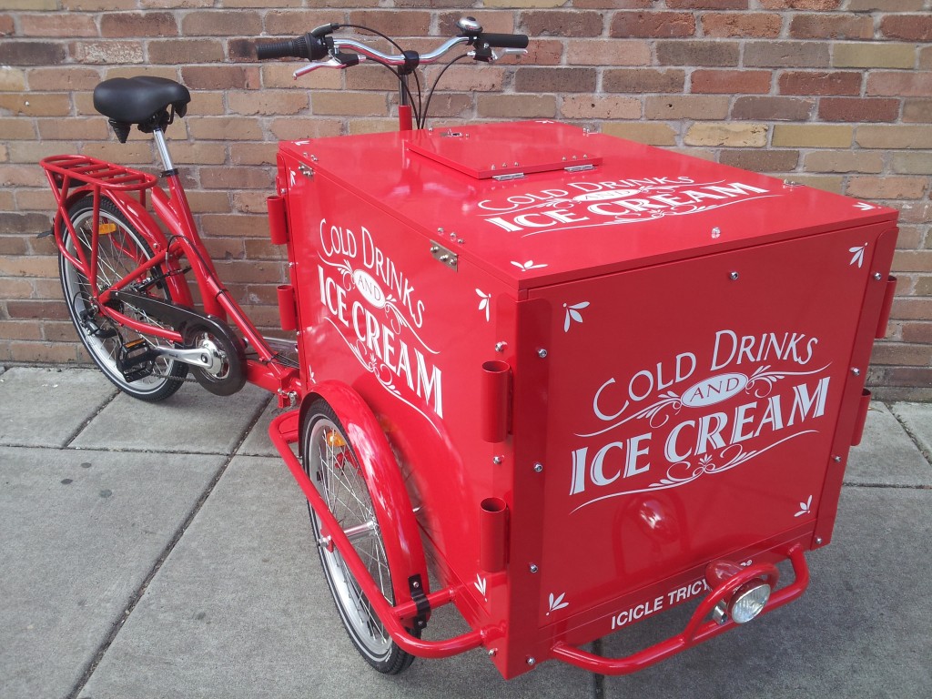 Icicle Tricycle Ice Cream Sandwich Bike - Leona's Ice Cream Sandwiches