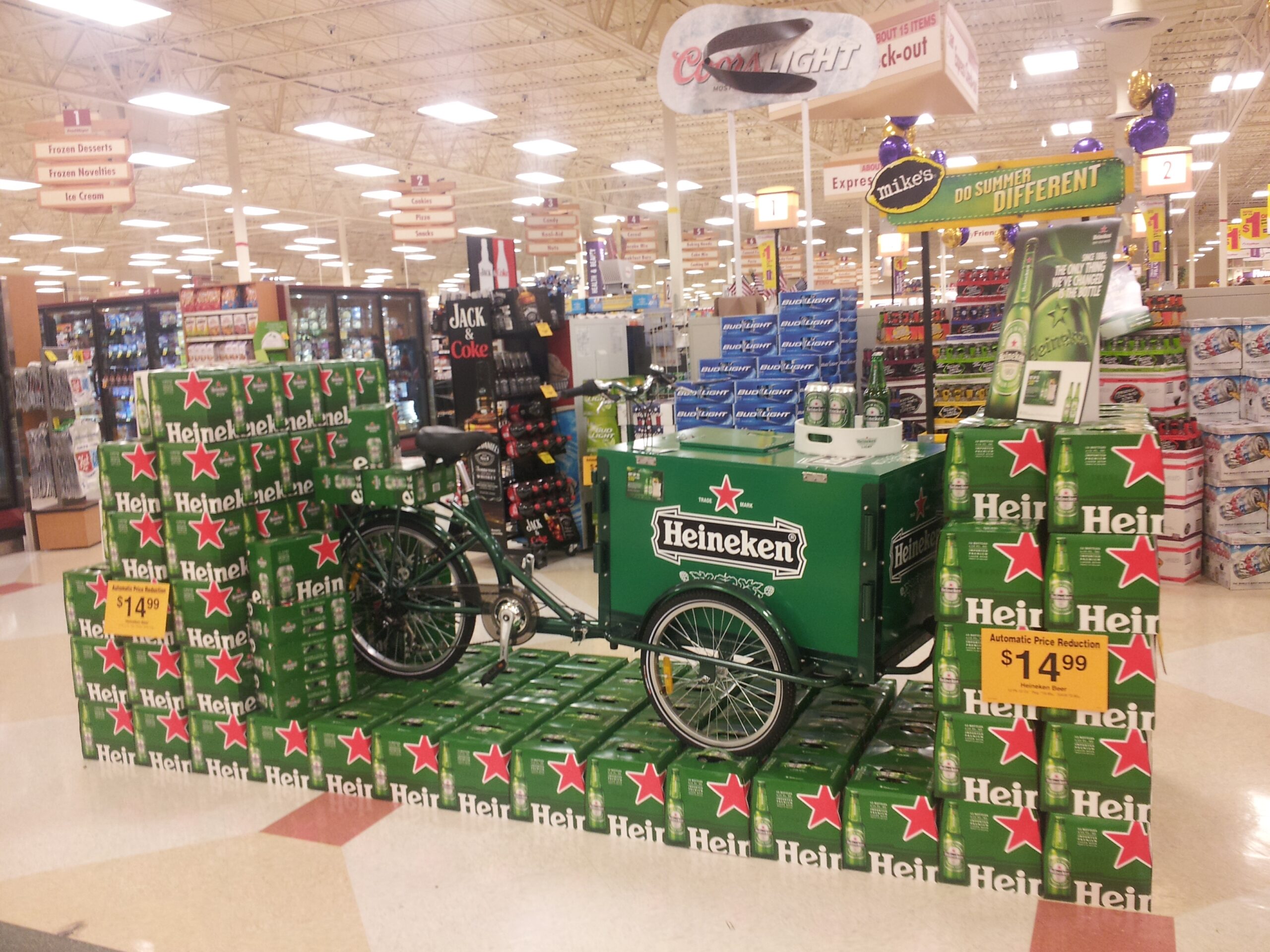 Icicle Tricycles Experiential Advertising Bike- Heineken