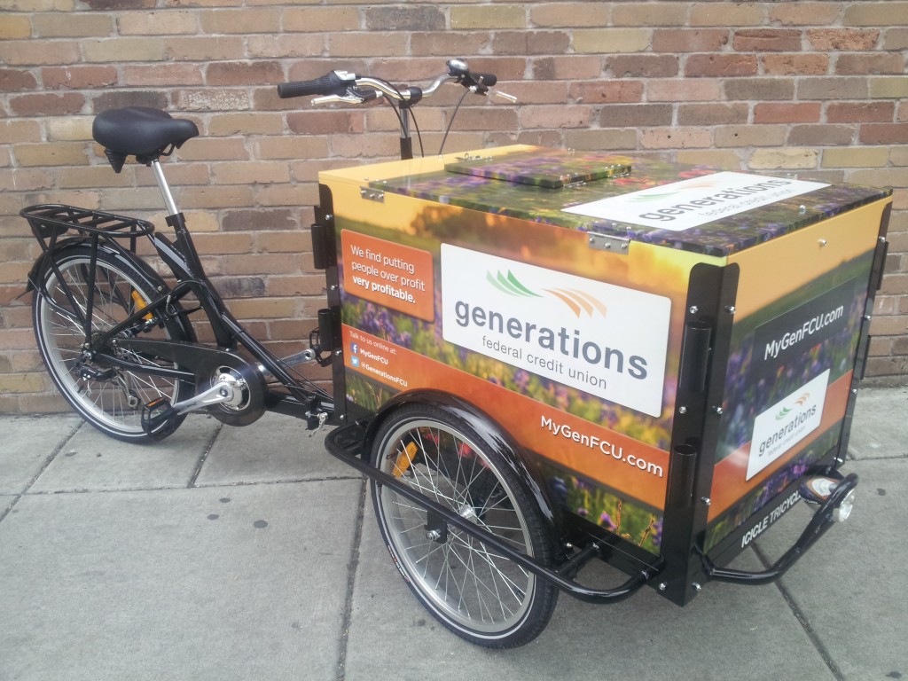 Icicle Tricycles Credit Union Bike - Generations CU