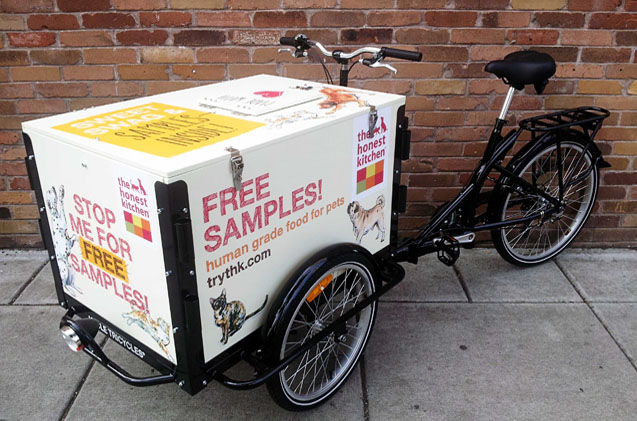 Icicle Tricycles Pet Food Bike - Advertising Bike