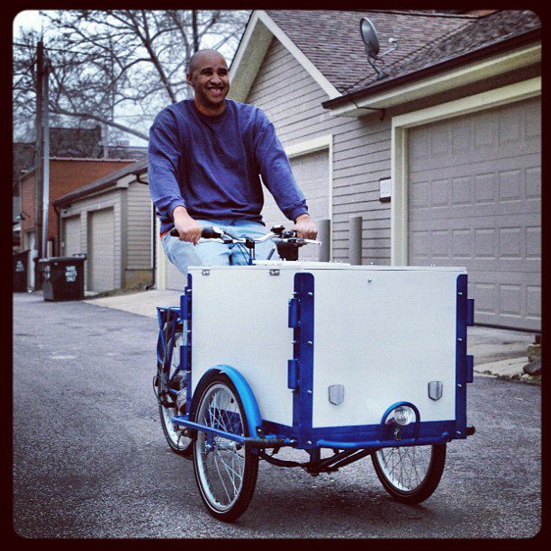 tricycle vending cart