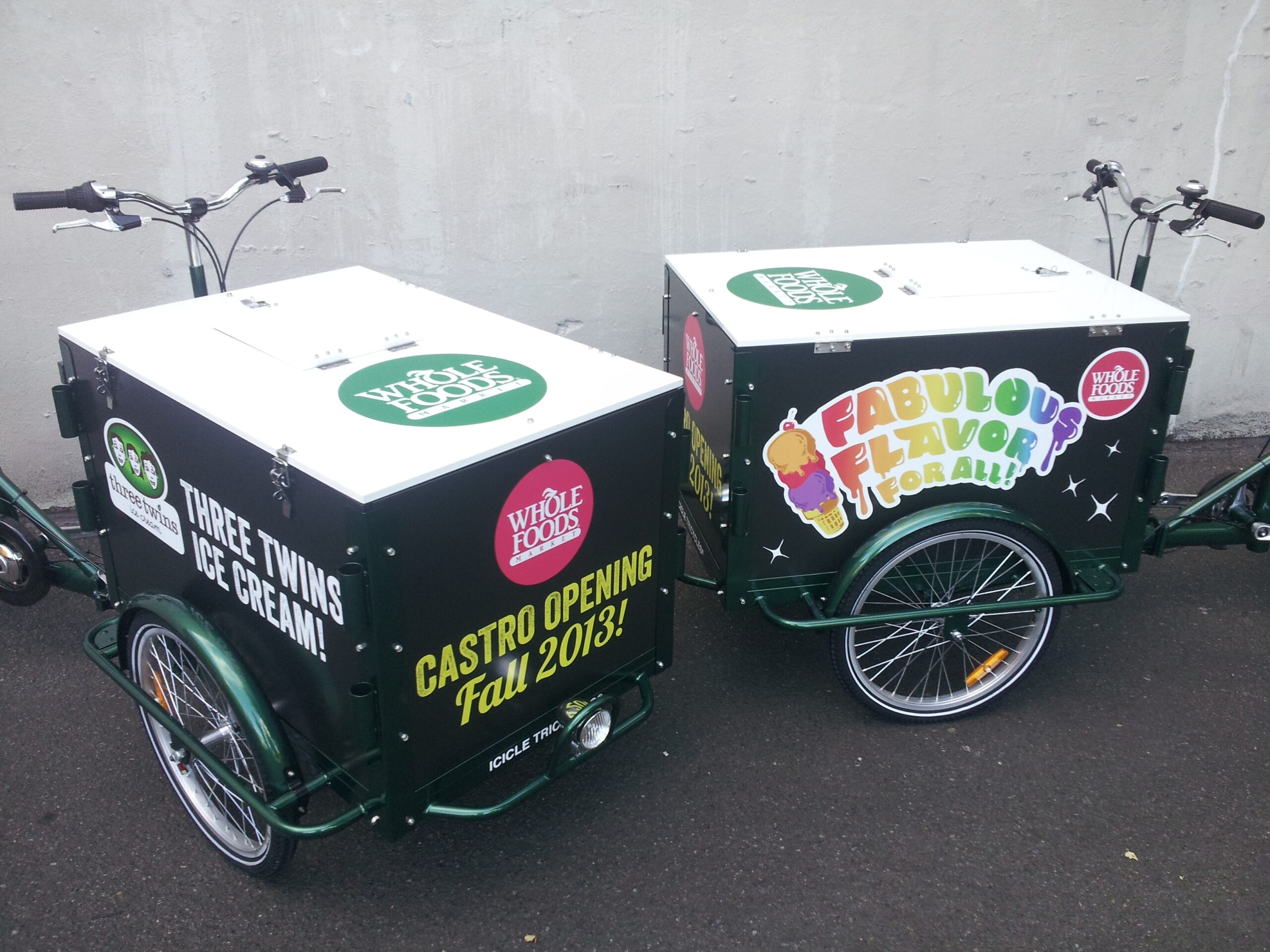 Icicle Tricycles Ice Cream Marketing Bike