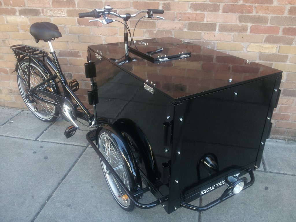 Custom Cargo Bike Icicle TricyclesIcicle Tricycles Marketing and Advertising Bike