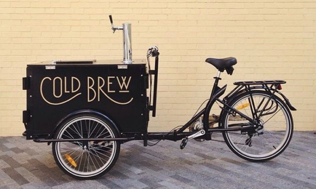 Cold Brew Coffee bike, coffee bike, coffee trike, Nitro trike