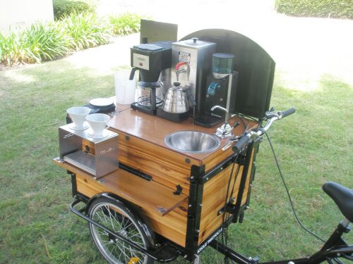 Icicle Tricycles Coffee Cart