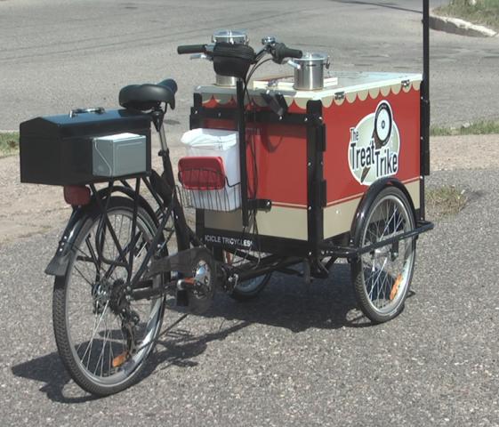 Icicle Tricycles' Business on a Bike