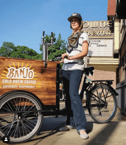 cold brew coffee bike