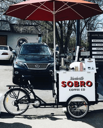 icicle tricycles ice cream bike, tall vending bike, cold brew coffee bike, 5 gallon keg marketing cart sobro