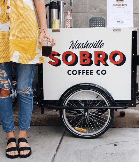Tall Vending Coffee Bike
