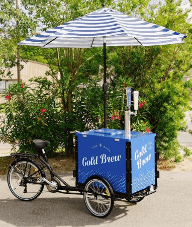 Tall Box Coffee Beverage Bike Trike for sale