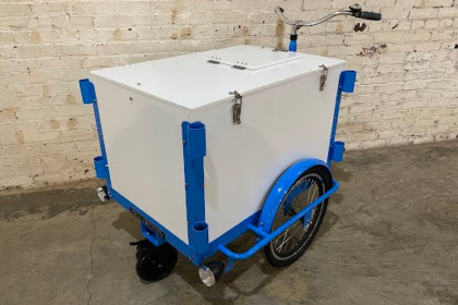 Blue Pushcart