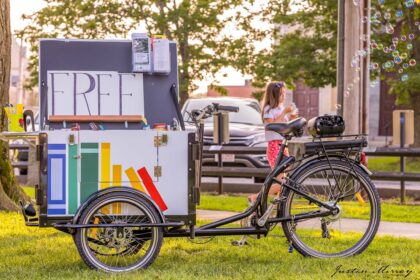 Bigelow Free Public Library - Library Trike 2023 - Bigelow Library Facebook Page